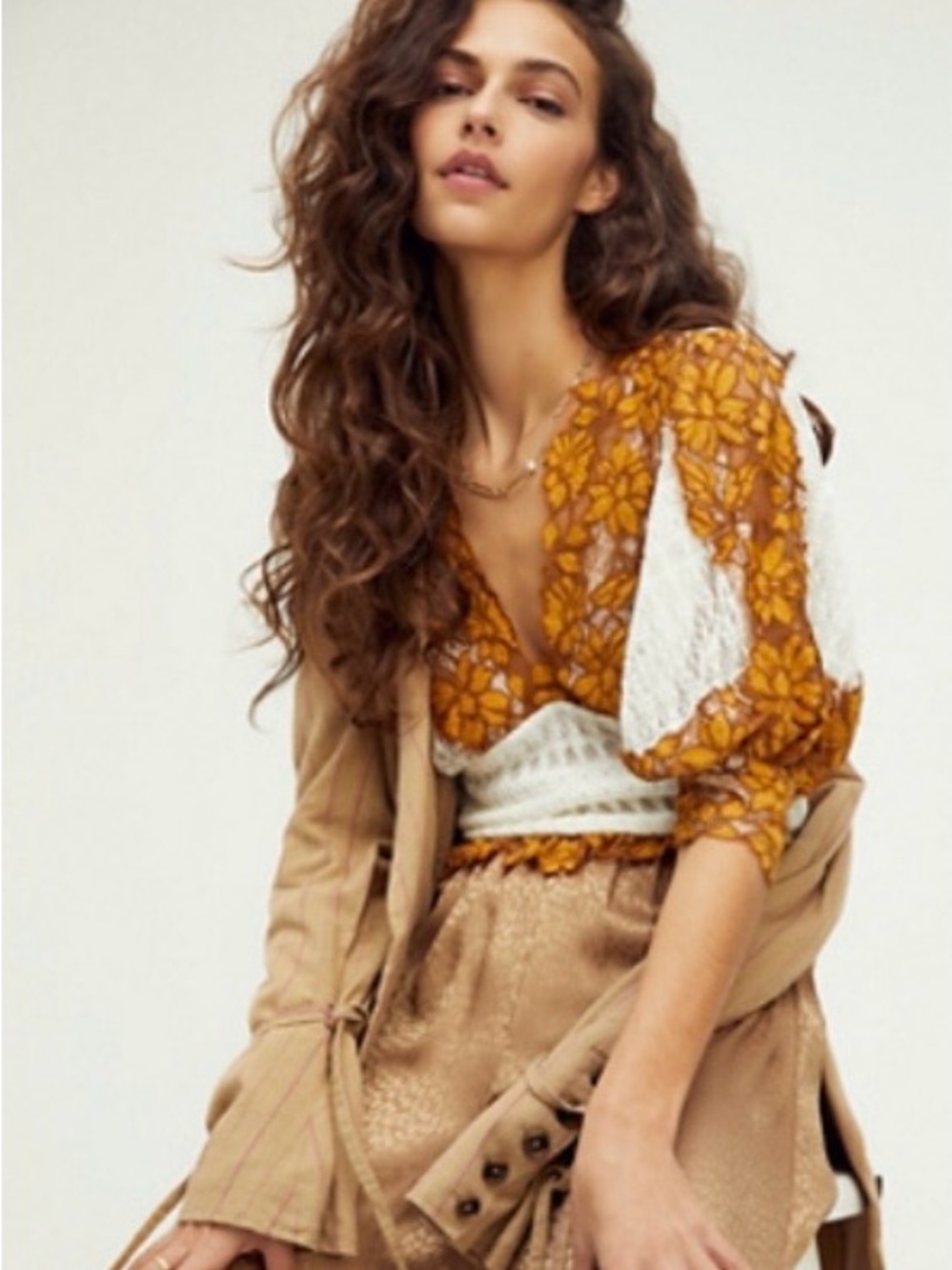 Free People Wildflowers Top Size XS